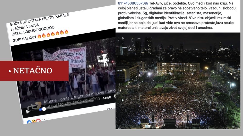Protesti, korona virus, maske: Kako su protesti u Srbiji rasplamsali novi talas dezinformacija 2 protesti korona lazne vesti