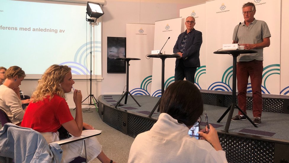 „Nema čvrstih dokaza da bi izolacija napravila razliku": Da li je švedska taktika protiv korone uspela 12 Swedish Public Health Agency's news conference