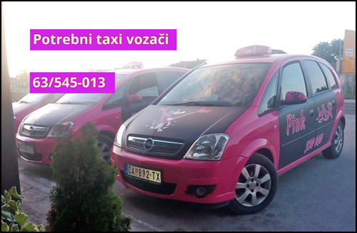 Potrebni taxi vozači 1