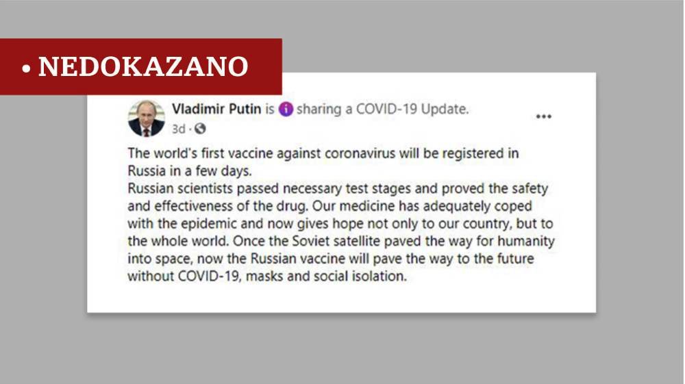 Korona virus i ruska vakcina: Mimovi sa Putinom preplavili društvene mreže 2 putin fan stranica