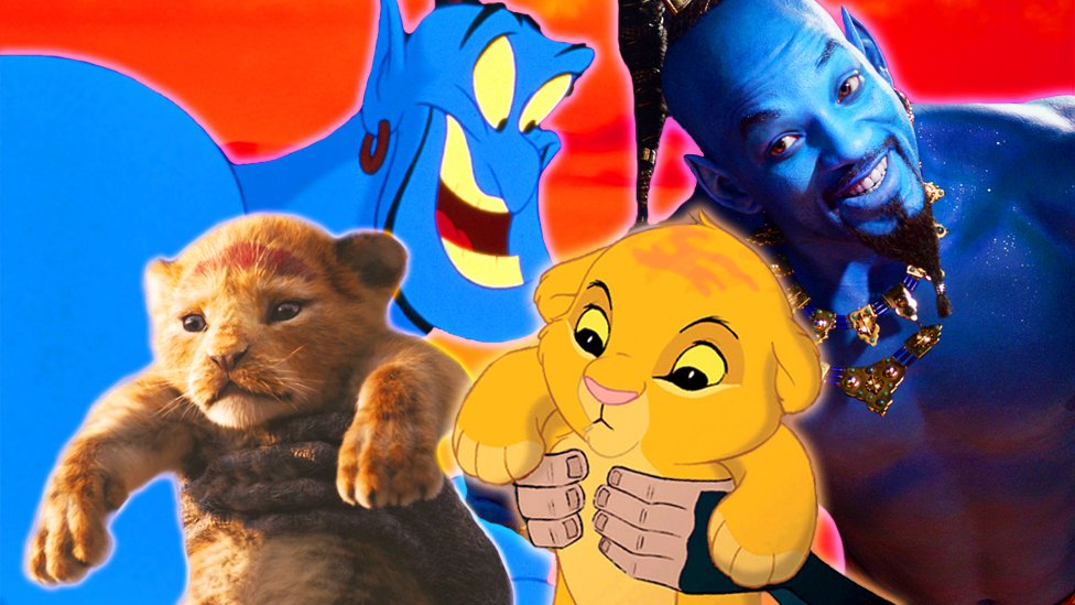 Mulan: Rimejkovi Diznijevih filmova i moć nostalgije tokom korona virusa 7 The Simba and the Genie from the originals and remakes of The Lion King and Aladdin