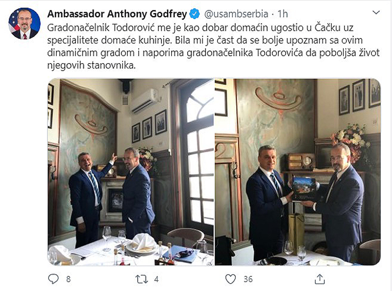 CACAK ENTONI GODFRI AMBASADOR TVITER 18092020 MNA TVITER 02