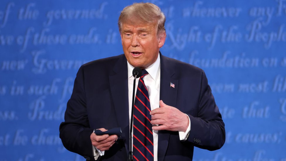 Korona virus, predsednik i Amerika: Šta će se desiti ako Tramp ne može da obavlja predsedničke dužnosti zbog Kovida-19 2 President Trump at first debate