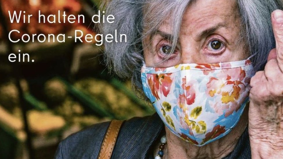 Korona virus: Berlin u reklami pokazao srednji prst onima koji ne nose maske 1 Berlin coronavirus advert