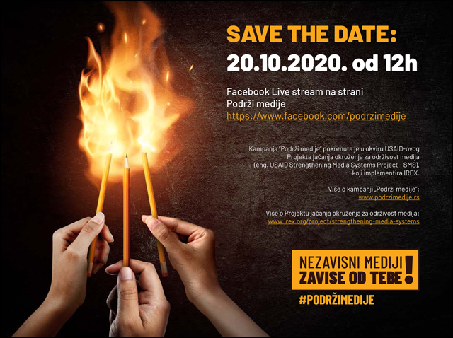 Od koga zavise nezavisni mediji Najava konferencije