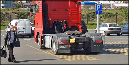 LIDL našao rešenje za bahate vozače (FOTO) 2 kamion Lidl