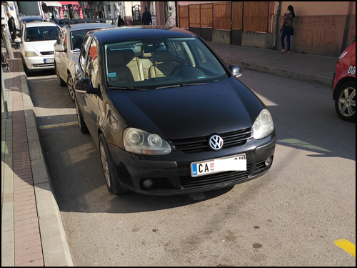 parkiranje na mesto OSI
