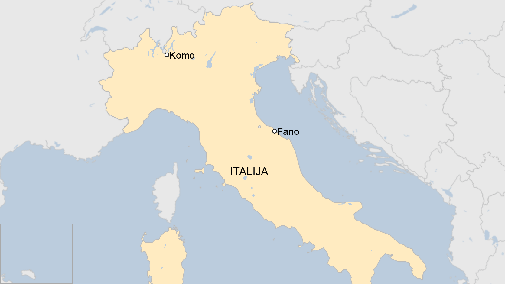 Korona virus i Italija: Prepešačio 450 kilometara nakon svađe sa ženom tokom zatvaranja 2 Komo i Fano