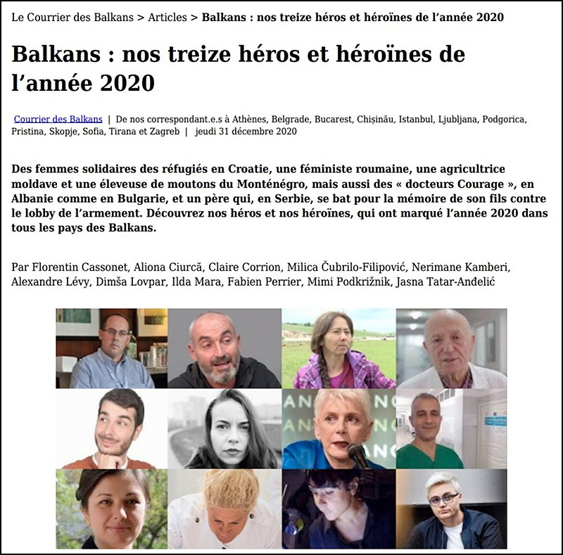 Milivojević među trinaest heroja Balkana u 2020. godini 3 La Courrier des Balkans