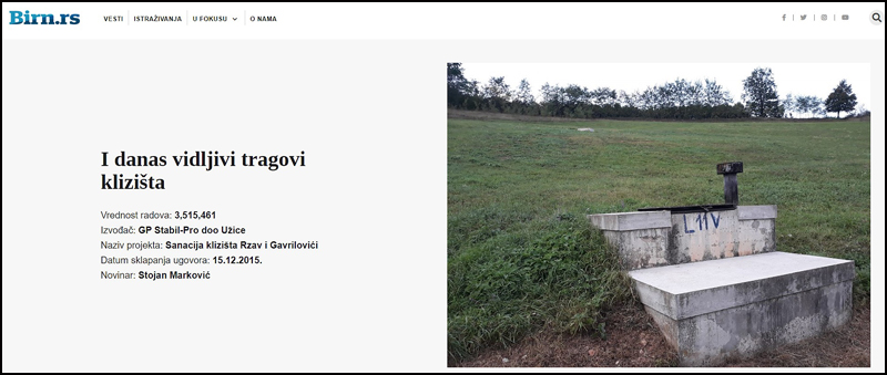 I danas vidljivi tragovi klizišta 1 Lucani