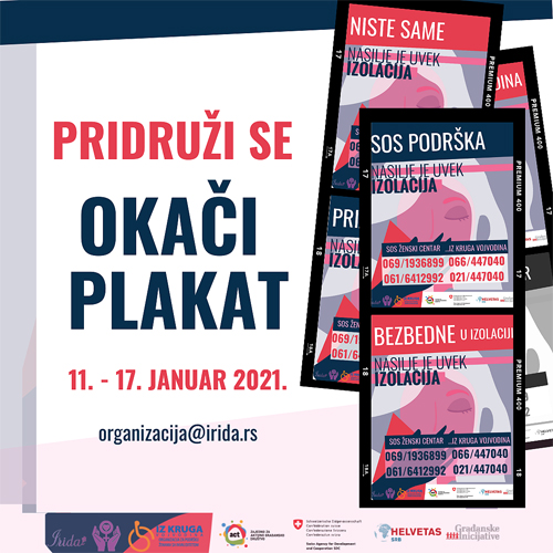 Okaci plakat poziv Irida