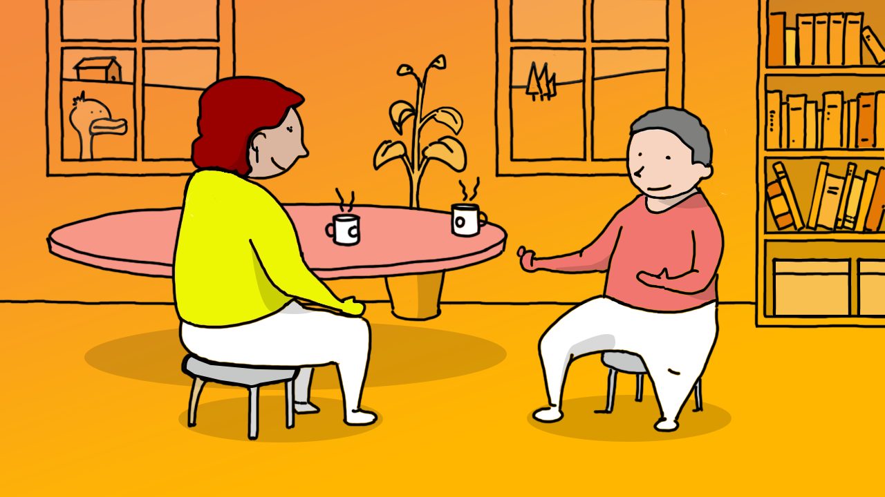 Korona virus: Pet načina kako da budete vedri tokom izolacije 5 Illustration of talk it over