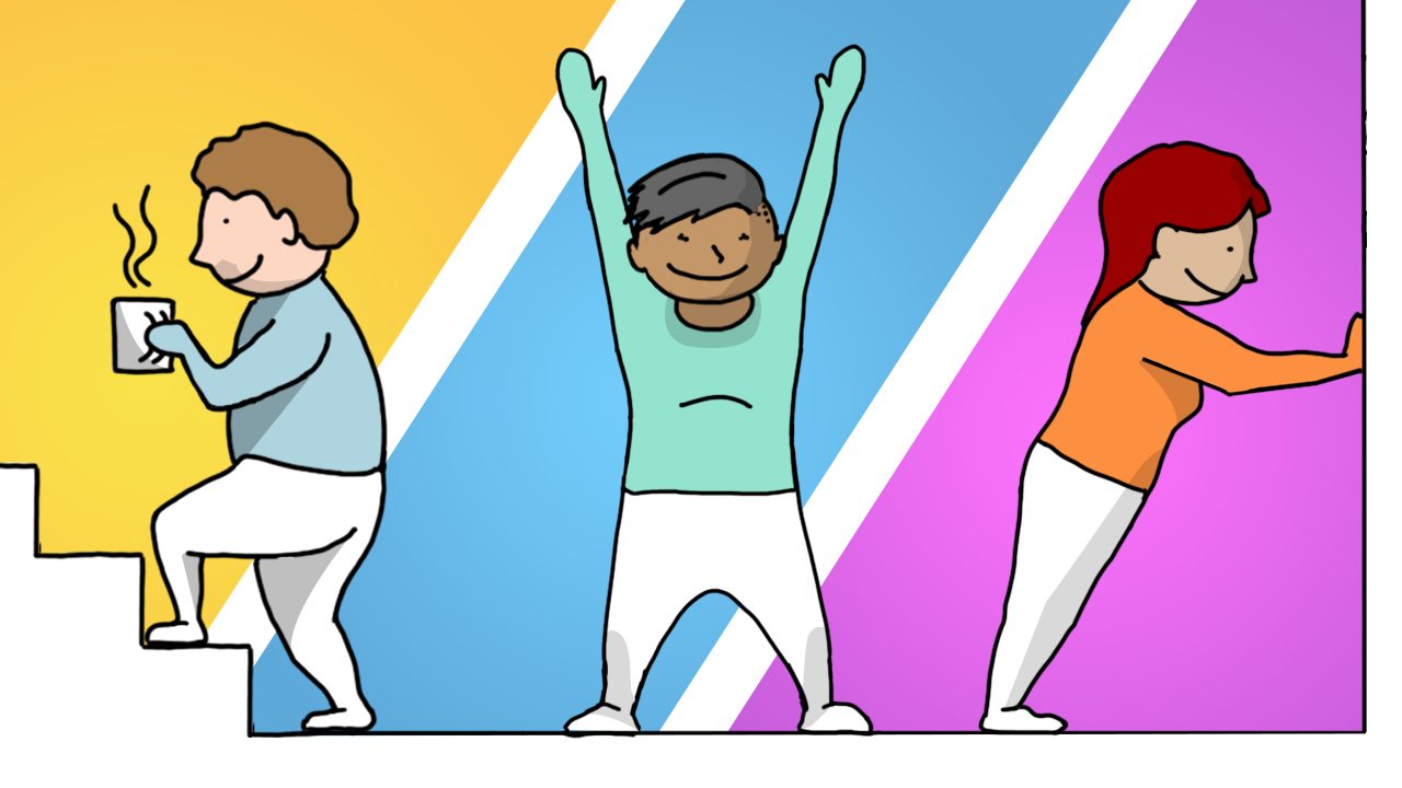 Korona virus: Pet načina kako da izbegnete umor očiju dok radite od kuće 8 Avoiding back pain illustration