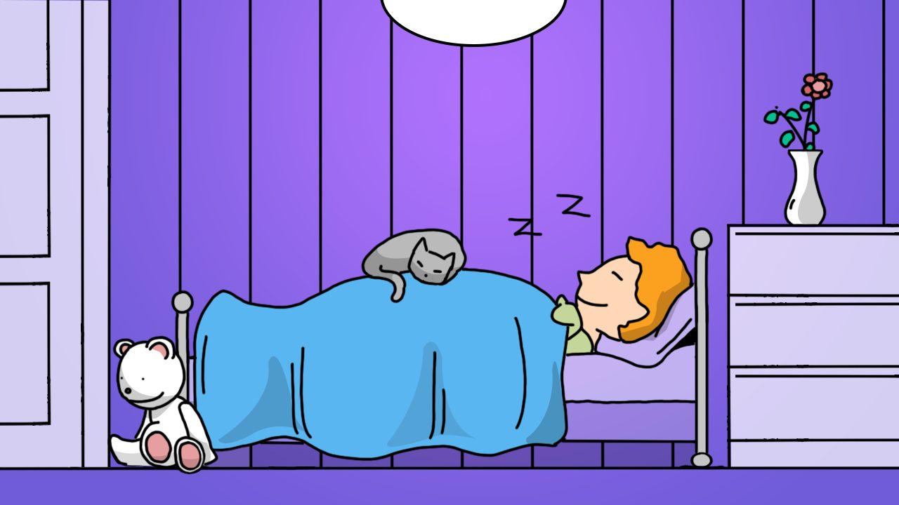 Illustration of get better sleep