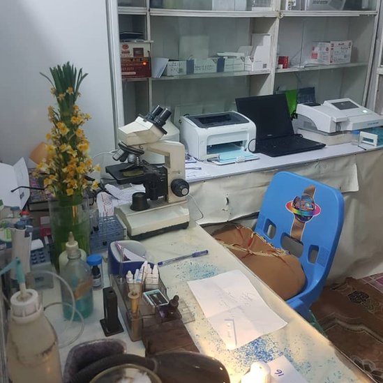 A pharmacy in Afghanistan that prints fake Covid tests in eastern Nangarhar province