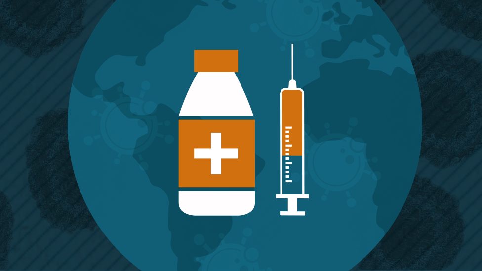 Vakcinacija protiv korona virusa: Kako napreduju Balkan i svet - iz dana u dan 1 An illustration of a needle and a vaccine dose