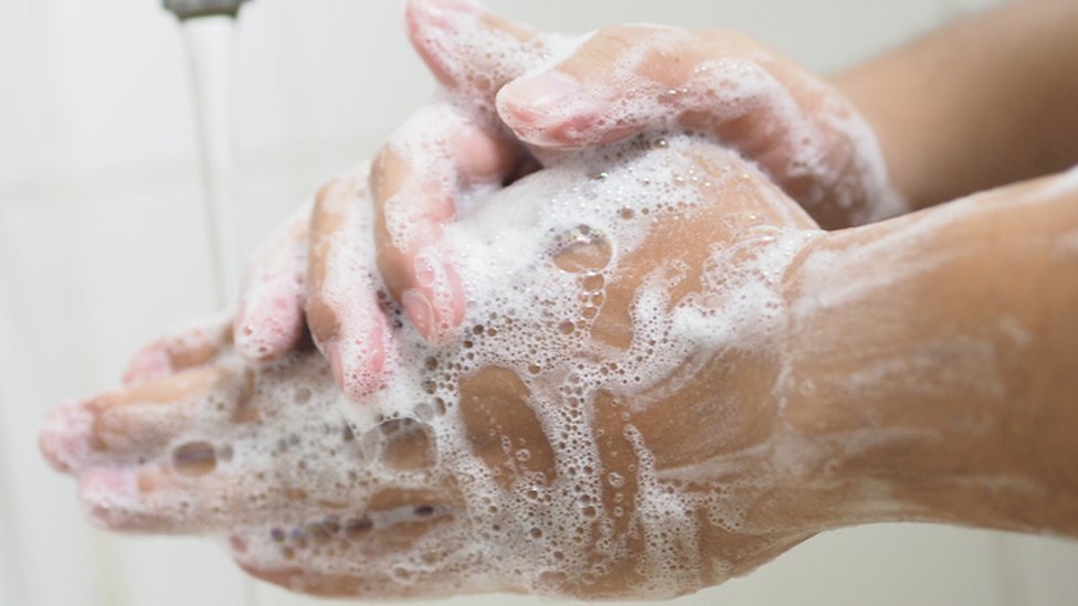 Korona virus: Osam stvari koje smo naučili u protekloj godini pandemije 7 A person washing their hands.