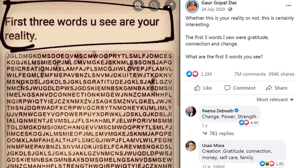 Amerika, društvene mreže i korona virus: Link ka vesti usmerenoj protiv vakcinacije najpopularniji na Fejsbuku 2 A Facebook post showing a word search