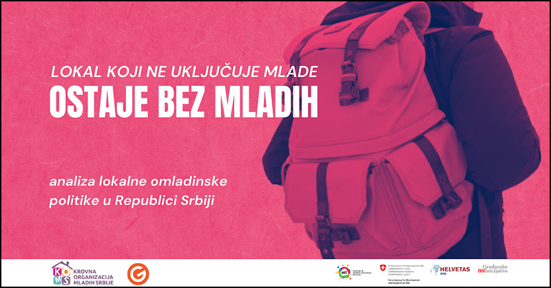 Vizual KOMS Zabrinjavajuc polozaj mladih u lokalnim sredinama