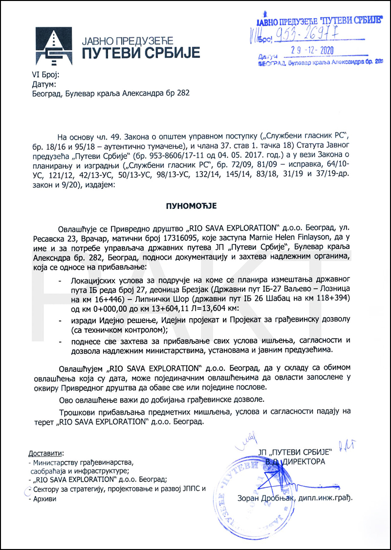 Drobnjak punomocje