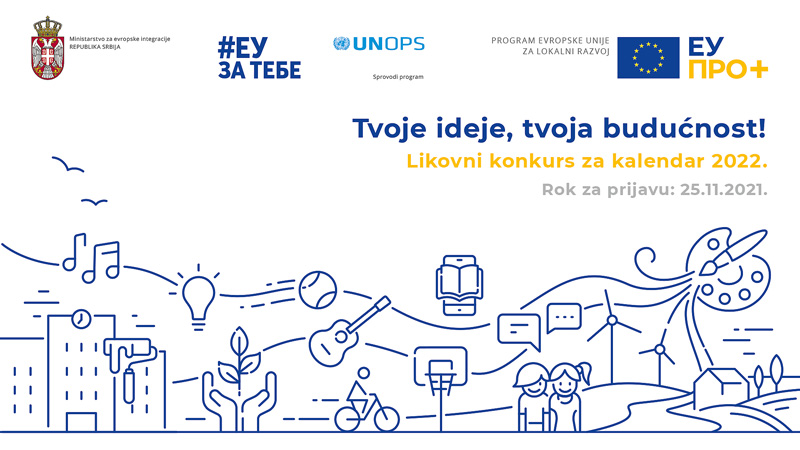 EU PRO Plus Likovni konkurs Tvoje ideje tvoja buducnost