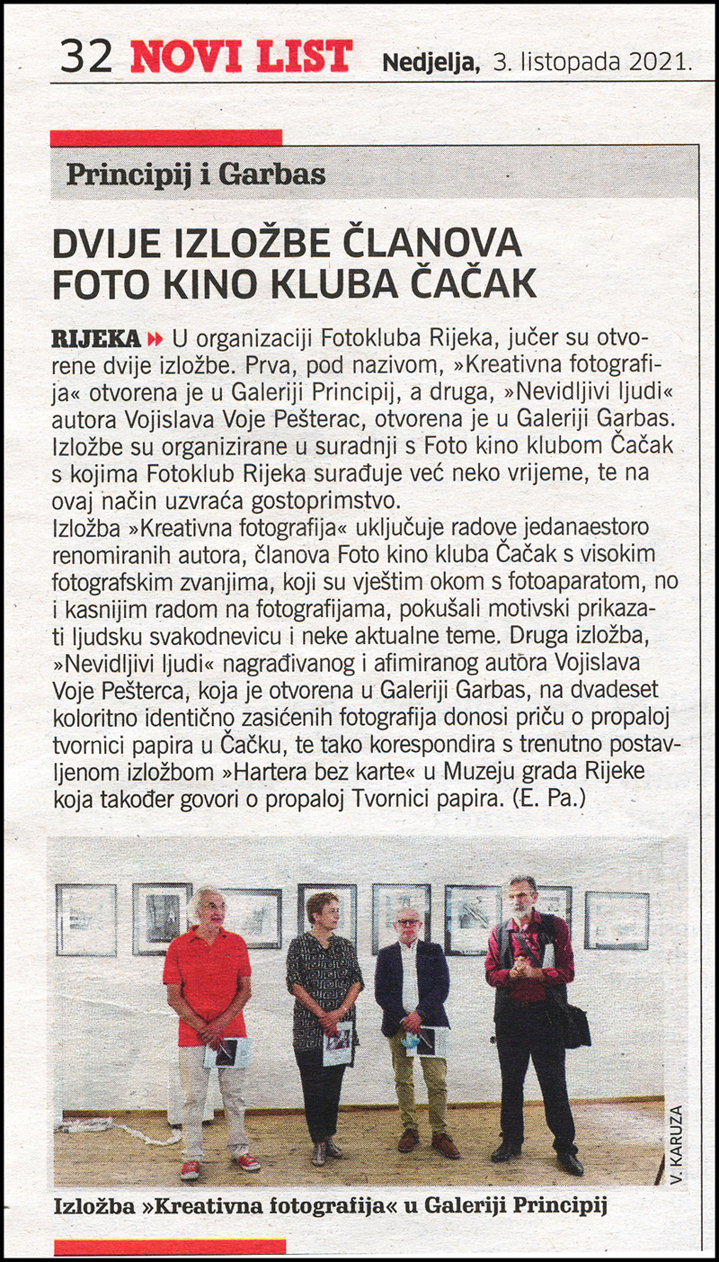 Prezentacija FKK Čačak u Rijeci 4 Izvastaj lokalnih medija