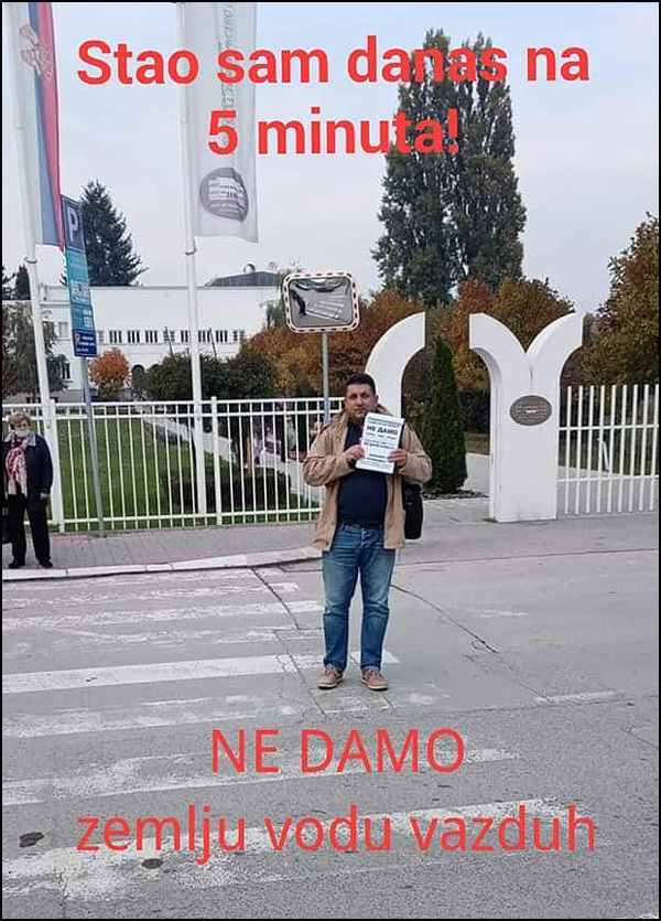 Simovic protest