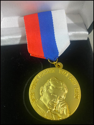Posthumno dodeljen orden U Duhu Tesle Tesla spirit award