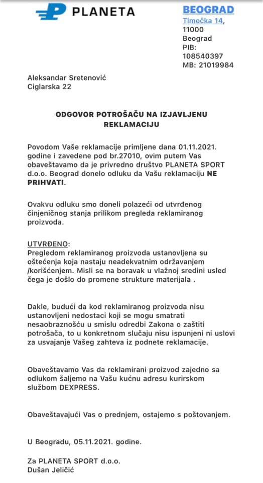Patike se raspale posle dva meseca, prodavac odbija reklamaciju 3 planeta