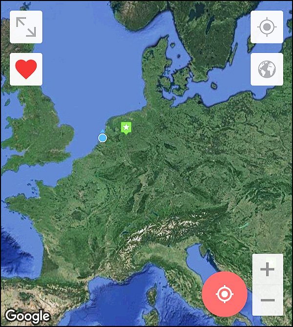 mapa Sony