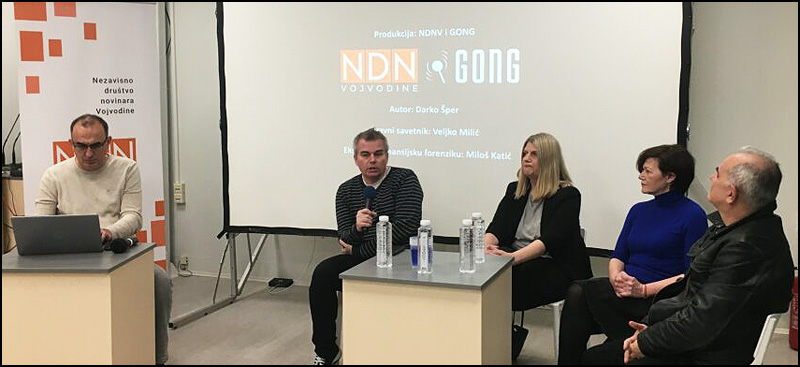 Tribina Ide gas NDNV Gong Novi Sad