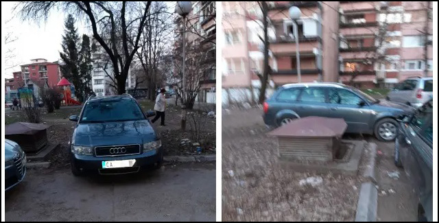 parkiranje trava