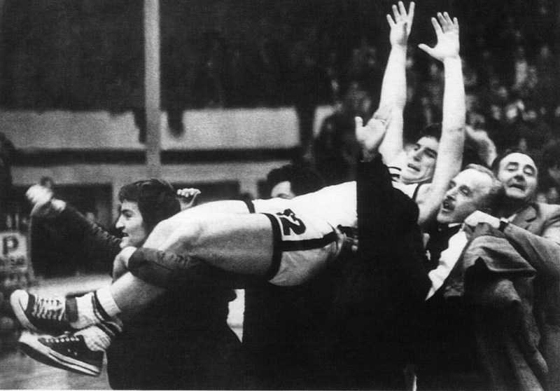 1981 Rade Sljivic posle kosa u zadnjoj sekundi protiv Borca 21