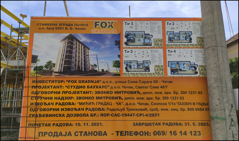 Bukvalno divlja gradnja 2 jures fox gradnja tabla