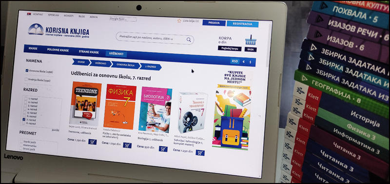 Primer dobre prakse: Online knjižara Korisna knjiga 1 Apakom knjige