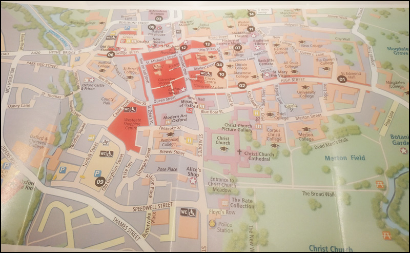 Oksford mapa