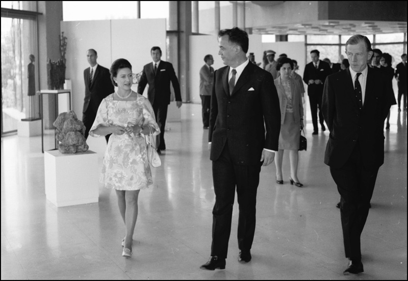 Gospodstvo uma: Miodrag B. Protić, život posvećen umetnosti 3 Engleska princeza Margaret 1970 fotodokumentacija MSUB
