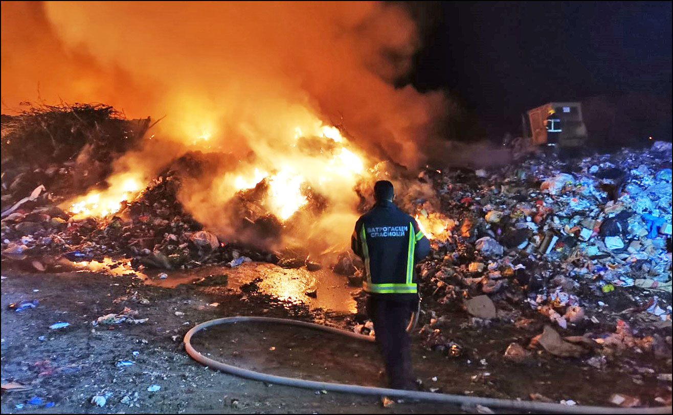 Kraljevo deponija pozar