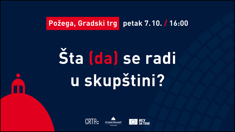 Ulicna akcija Sta da se radi u skupstini Pozega