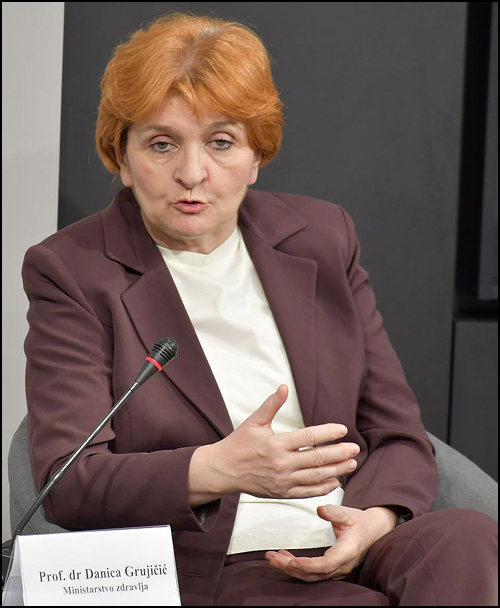 Ministarka zdravlja prof