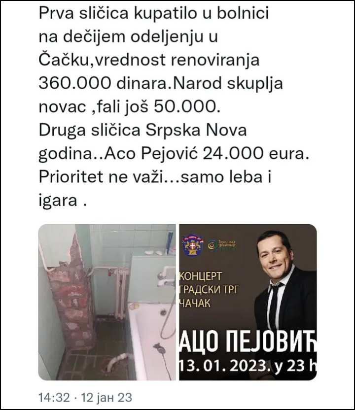 Udri muku na veselje 1 tvit