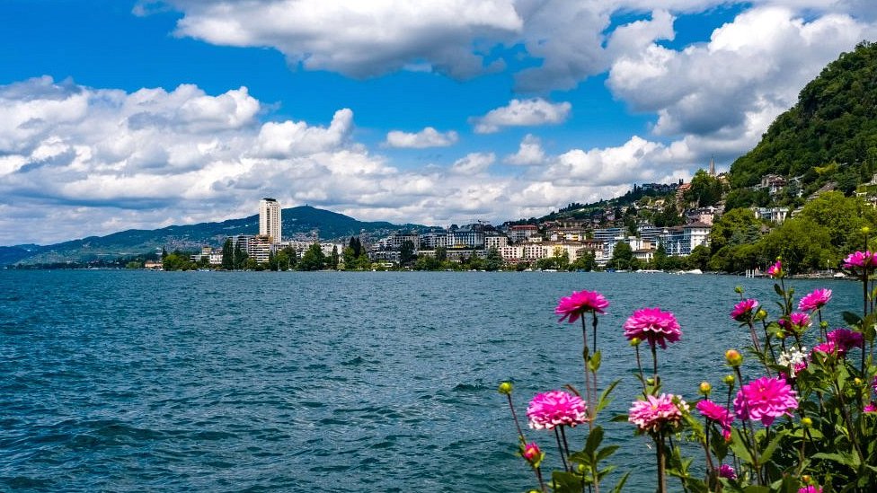 Pogled na jezero u Ženevi