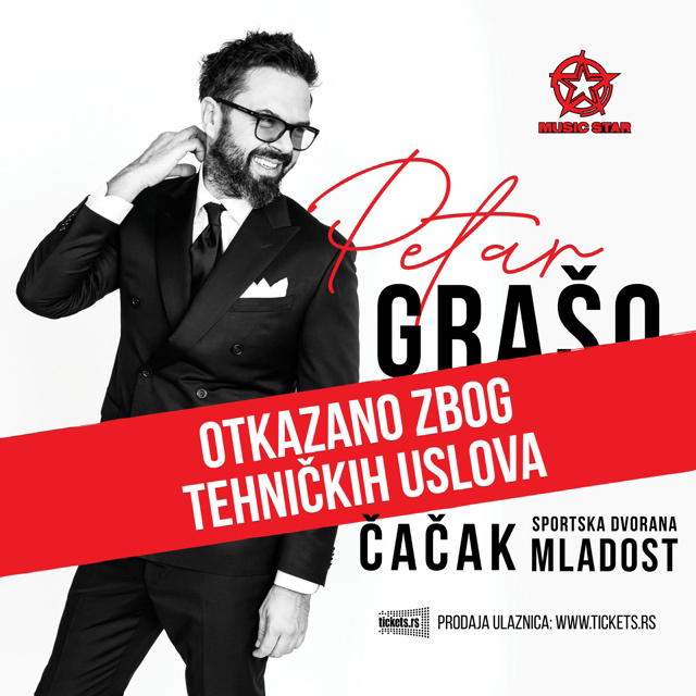 Otkazan koncert Petra Grase 1