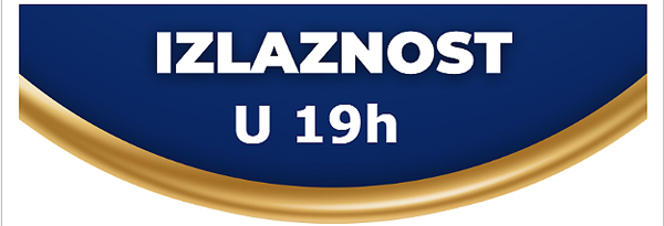 izlaznost u 19 00