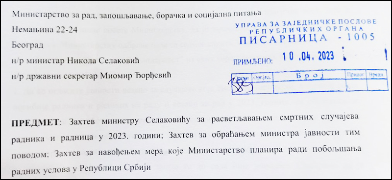 I dalje bez reakcije ministra Selakovića povodom smrti radnika 1 selakovic 1