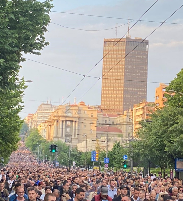 Srbija ustala protiv nasilja, nikad veći skup u Beogradu 4 protest bgd