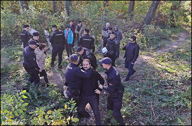 Botadžbina protiv aktivista 4 Sodros autor slike Aleksandar Jovanovic