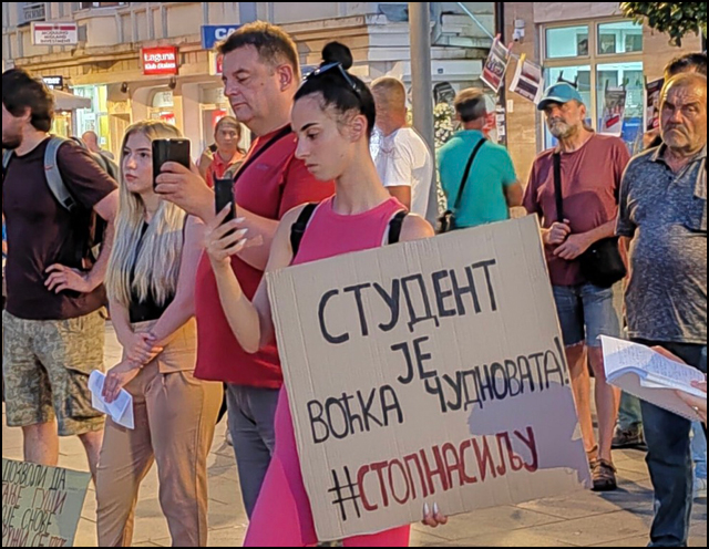 "Čačak protiv nasilja nad prirodom" - Ne damo Kablar 3 protest cacak 1