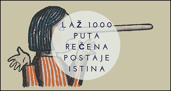 laz 1000 puta
