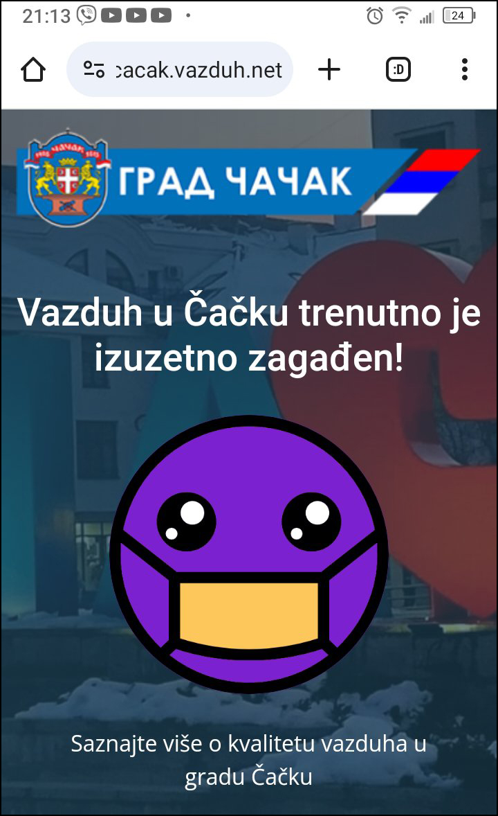 cacak vazduh
